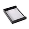 Dacasso Classic Black Leather Side Load Letter Tray AG-1068 - alternate 1